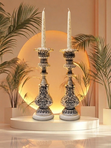 Regal Heritage Candle Holders – Set of 2