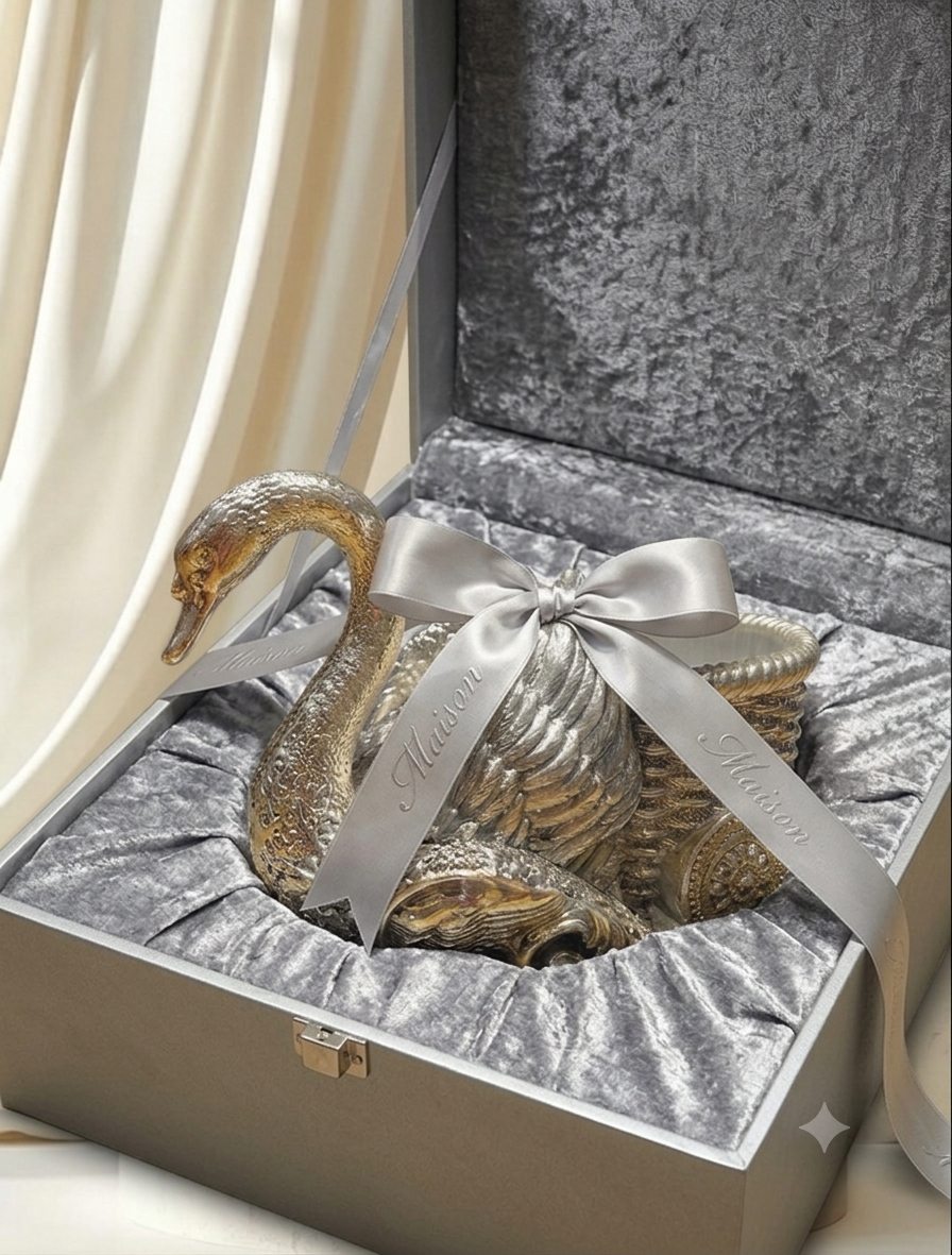 Swan Silver Pen stand